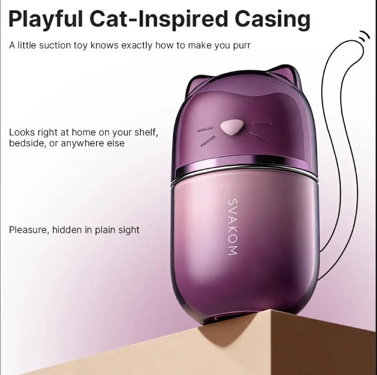 SVAKOM Klitty, el cunnilingus de bolsillo con diseño discreto de gato